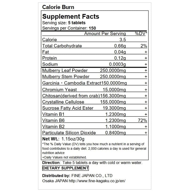 ファイン カロリー気にならないサプリ 30日分 ２個セット