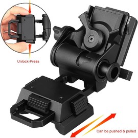 NVG Mount L4 G24 Metal Helmet Mount for PVS18/31 J ARM Dovetail Mount Helmet Adapter Compatible with PVS 14 Night Vision Monocular Accessories