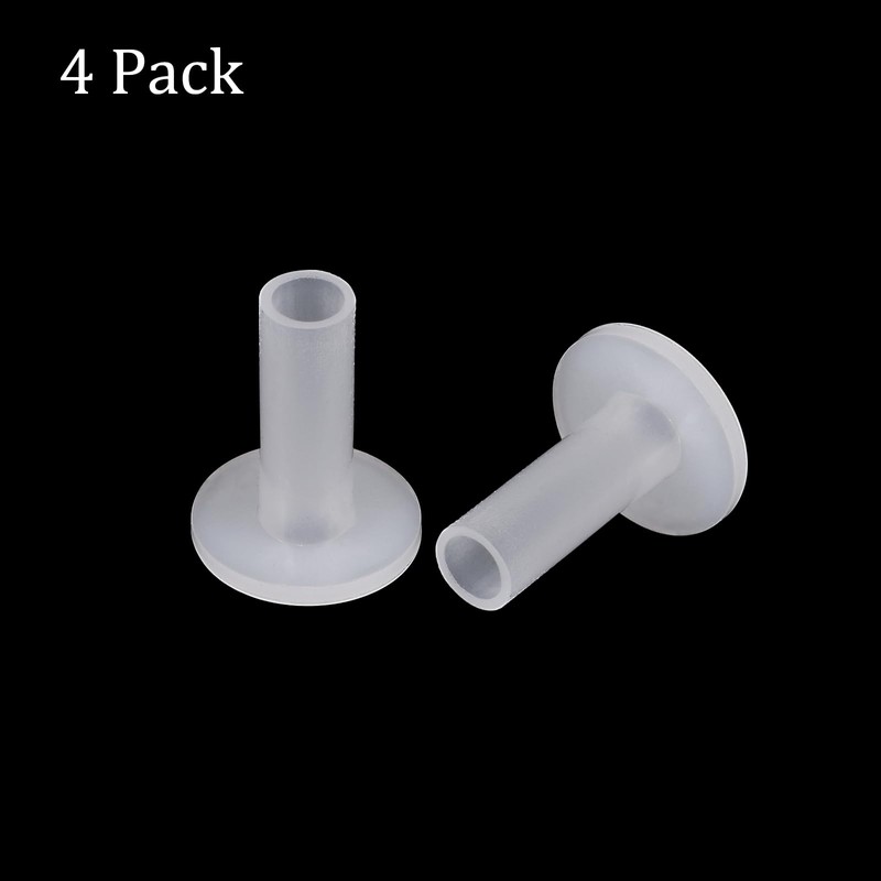 Kozelo 4 Pcs Nylon Flange Bushings [6mm Bore x 8mm