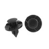INFINAUTO 50 x 8mm Hole Plastic Rivets Fastener Push Clips