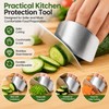 2 Pack Stainless Steel Finger Guard for Kitchen Use –