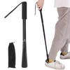 Long Handle Shoe Horn for Seniors Portable Retractable Long Handled