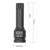 FOCMKEAS 1/2-Inch Drive x M17(17mm) Impact XZN Triple Square Spline