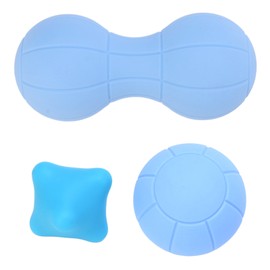 Massage Ball Set 3 Different Silicone Massage Balls for Deep Tissue Massage Myofascial Release Pain Improve