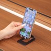 BONERUY Fully Foldable Phone Stand for Desk, Adjustable Cell Phone