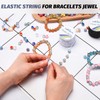 KAMEVS Elastic String for Bracelets, 1mm Elastic Beads Cord for