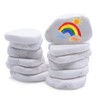 WYYFXY® Pack of 12 Flat Stones for Painting, 3-8 cm,