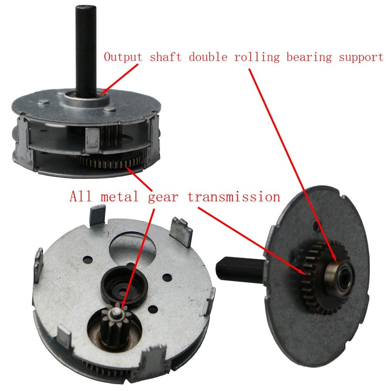 60KTYZ Synchronous Gear Motor 30RPM Dual Bearing AC Motor CW/CCW
