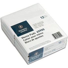 Business Source Plain Memo Pads