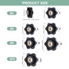 Star Grip Nut Star Nuts Pack of 8 M6 ×