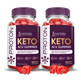 Proton Keto Acv Gomitas 1000mg Vinagre Sidra Manzana Paq 2