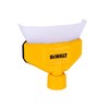 DeWalt DXVA00-1500E Dust Collector has a funnel design for maximum