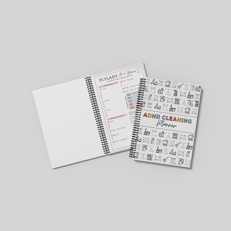 1pc ADHD Cleaning Scheduling Planner, Weekly/monthly Cleaning Schedule, Decluttering Checklist, Organize Tasks &