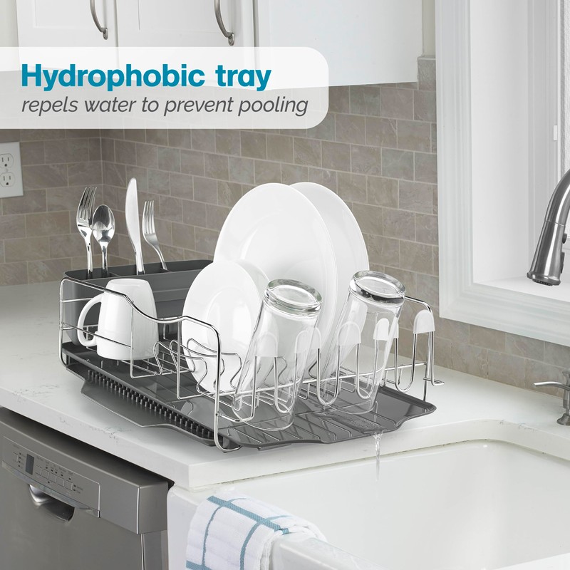 Polder KTH-615 Dish Rack, 4 PC Combo– Advantage System Includes