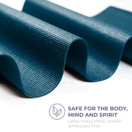 Sunshine Yoga Voyage Yoga Mat, 10 Pack, 72" x 24" Professional Studio and Gym Bulk Yoga Mats, 5mm Thick, Durable, Anti-Tear, Non Slip Fitness and Exercise Mats, Oceanside