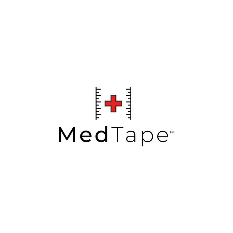 MedTape: Self-Adhesive Wound Measurement Ruler 8 Inches (Roll of 125)