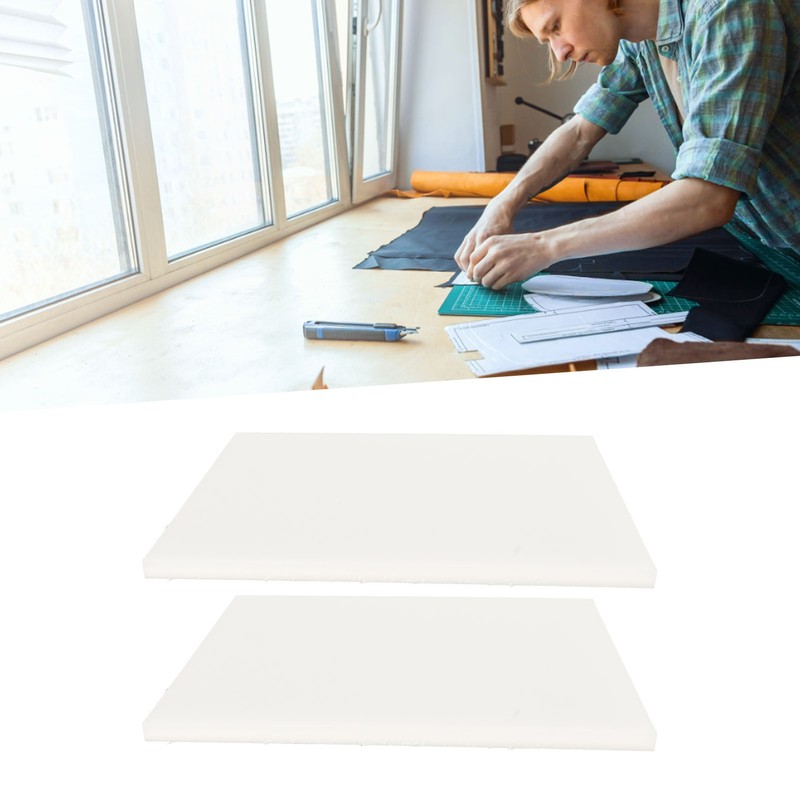 2pcs Leather Craft Punching Pad DIY Handcraft Cushioning Effect 5.9x7.9in