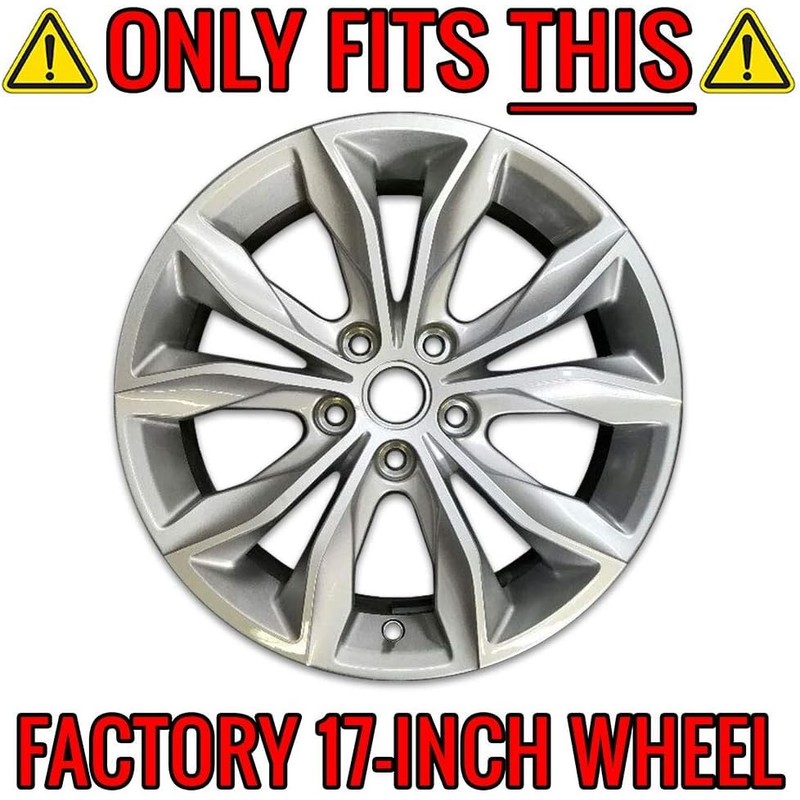 Auto Reflections Set of 4 17" 5 Split Spoke Wheel