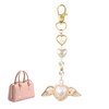 Mrltau Golden Bow Bag Pendant And Keychain, Elegant Women's Keychain