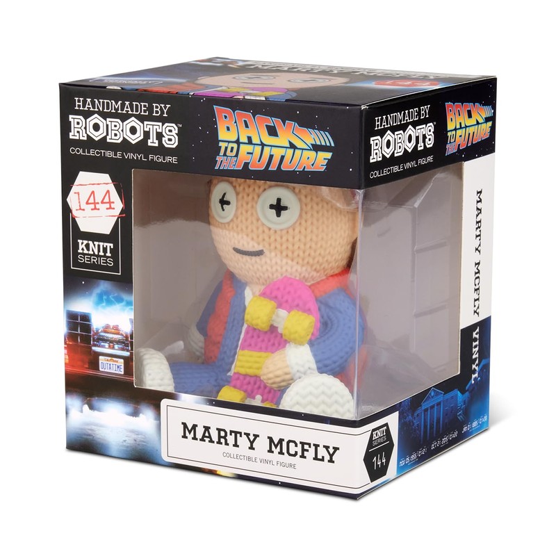 Handmade by Robots Marty McFly with Skateboard Full Size Vinyl