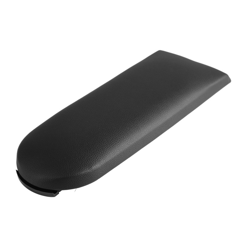 Center Console Armrest Cover PU Leather Black Armrest Protector Lid