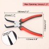 LEONTOOL Curved Long Snap Ring Pliers for Holes, C-Ring Pliers,
