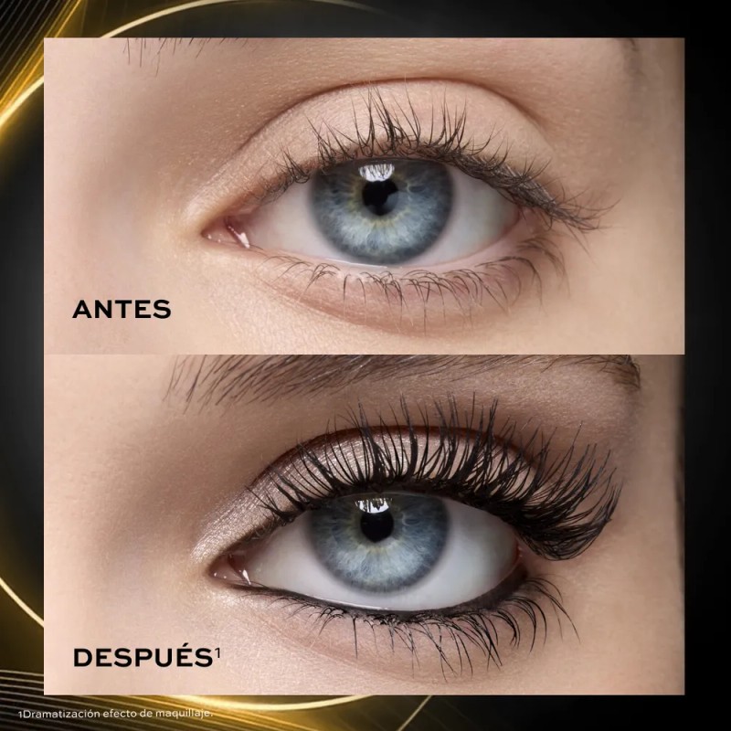 L'bel Máscara De Pestañas Forever Hyper Extensions 9g Color Negro