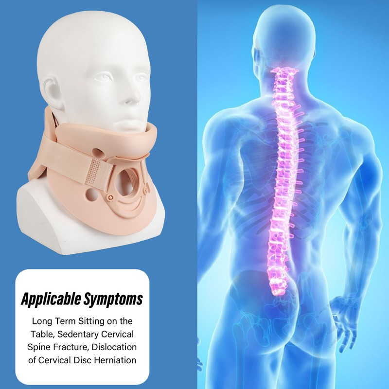 Home Soft Foam Neck Brace High Polymer Cervical Collar for