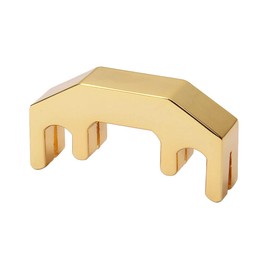 TUOREN Metal Practice Mute Violin Fiddle Silent Silencer Parts for 1/2, 3/4, 4/4 Violin Gold