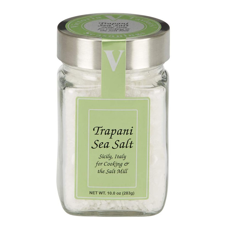 Trapani Sea Salt- Two 10.0 oz. Jars -from Sicily. Use