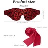Mayoii Blindfold for Adults Play Hand Tie Set, 3 Pcs