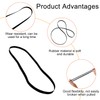 vgggrd Machine Belt, Rubber Record Belt, Compatible with Turntables, Replacement