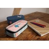 LÄSSIG Pencil Case School Spacy Pencil Case Unique, Rose/Blue/Black, Unique