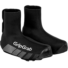 GripGrab Ride Winter Neoprene Windproof Road Mountain-Bike Cycling Overshoes Warm Rain Bicycle Shoe Covers Black, x-Small