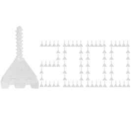 DGSL Tile Leveling System 1/16", 2000 Pcs Tile Spacers, Tile Spacers Leveling System for Professional Ceramic Tile and Stone Installation, Effortless DIY Install, Precision Gap Control