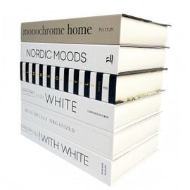 6 Pack Decorative Books | Faux Books for Home Décor | Coffee Table Books Hardcover | Ediactcyl Faux Art Decor for Farmhouse (M56)