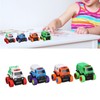 Pull Back City Cars Alloy Cartoon Q Version Sanitation Truck