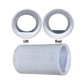 Ultimate Bowling Tour Lift Oval Sticky Finger Insert- White 37/64