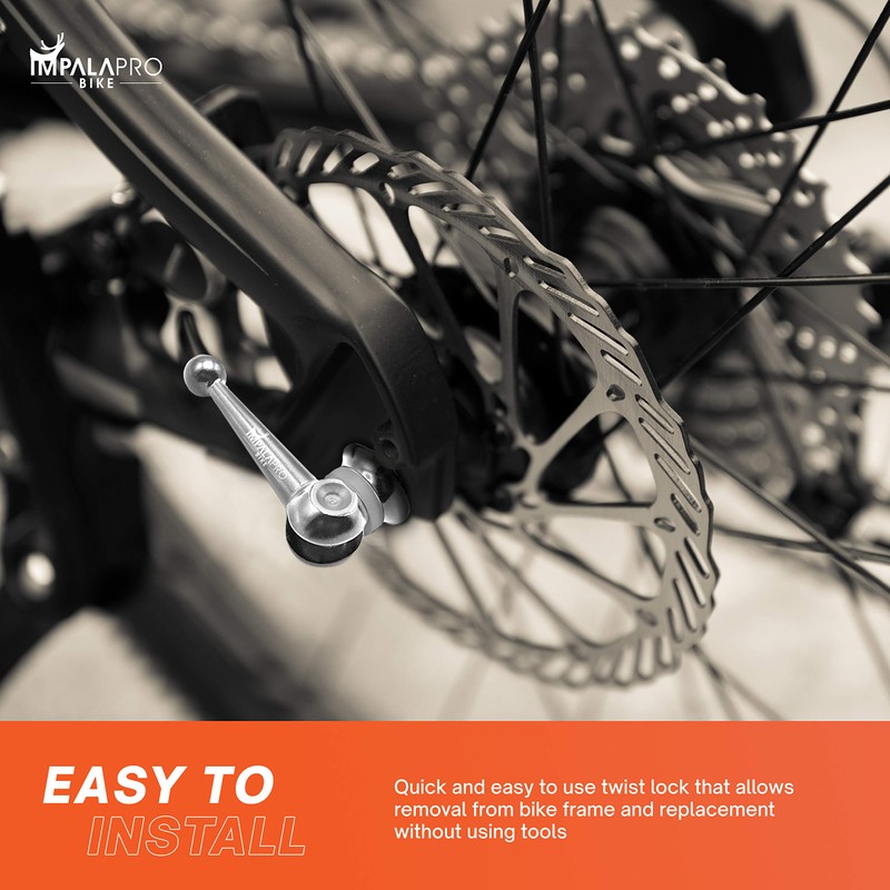 IMPALAPRO Bike TITANIUM Bike Quick Release Skewers Ultralight for MTB