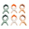 6PCS Beach Towel Clips Multifunctional Rustproof Windproof Quilt Drying Clip