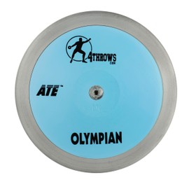 4Throws ATE Olympian Baby Blue Steel Rim Discus - 83% (1KG)