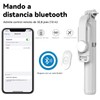 Jesir Trípode Bluetooth Selfie Stick con Luz De Relleno, Soporte
