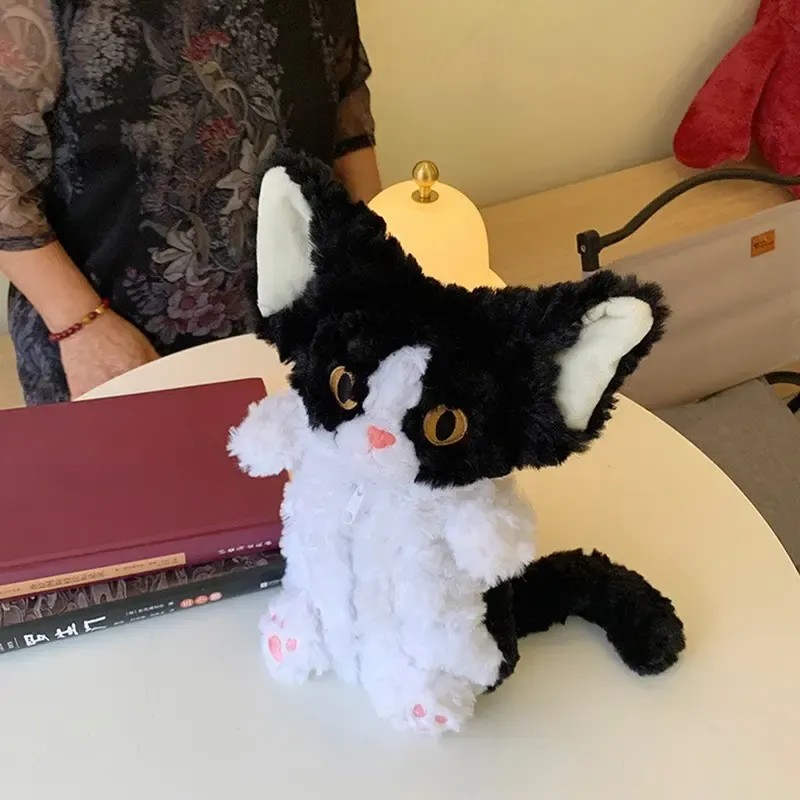 Yy Lindo Estuche For Lápices Con Forma De Gato ,.-