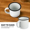 BESTonZON Set of Enamel Cups, Set of 5 Reusable Retro