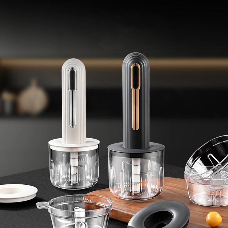 Food Processor, Electric Food Chopper with Meat Grinder & Vegetable