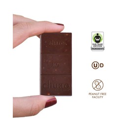 Chuao Chocolatier Pretzel Toffee Twirl Dark Chocolate Mini Bars | Gourmet Chocolate Caramel Artisan European No Preservatives | For Gift Baskets, Christmas, Valentines Day, Gifts for Women, Men, Birthday, Thank You, Care Package | 24 Pack