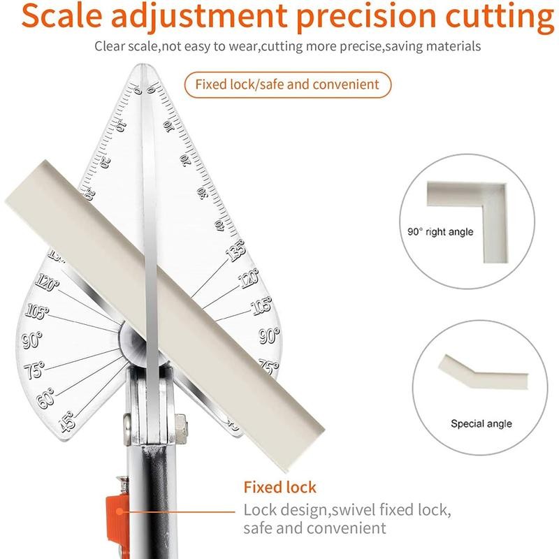 Multi Angle Miter Shear Cutter Hand Tools,45-135 Degree Adjustable Angle