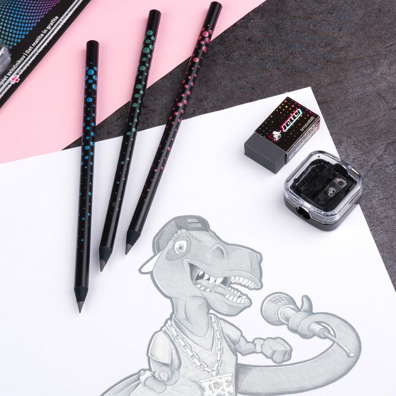 JOLLY Next Generation Graphite Set of 3 Graphite Pencils HB