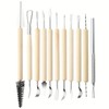 Professional Clay Sculpting Tools Set, 11 Piece, Stainless Steel with