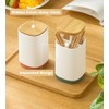 Toothpick Holder, Portable Retractable Toothpick Dispenser Retro Pop Up Toothpick